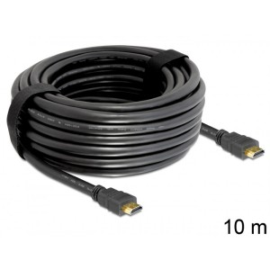 Cablu HDMI 10M, v1.4, 19p-19p tata-tata, cu ethernet, plat